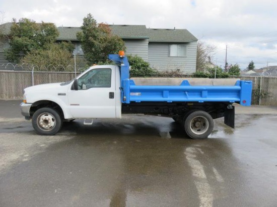 2003 FORD F450 XL 5/6 YARD DUMP TRUCK