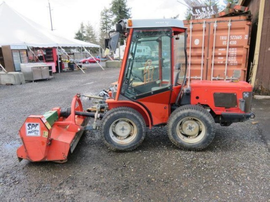 ANTONIO CARRARO SUPERPARK 3800 HST 4X4 ARTICULATING TRACTOR W/ SPF FLAIL MOWER