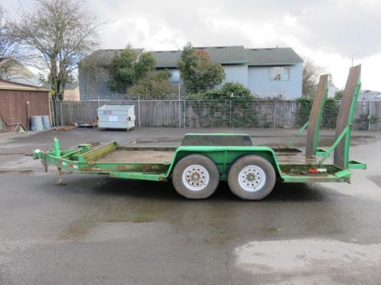 2005 TRAIL KING 6'3" X 15' EQUIPMENT TRAILER