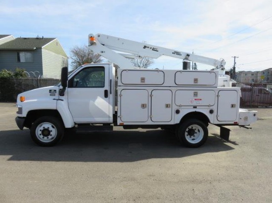 2005 CHEVROLET C4500 UTILITY BUCKET TRUCK W/ DUR-A-LIFT MANLIFT