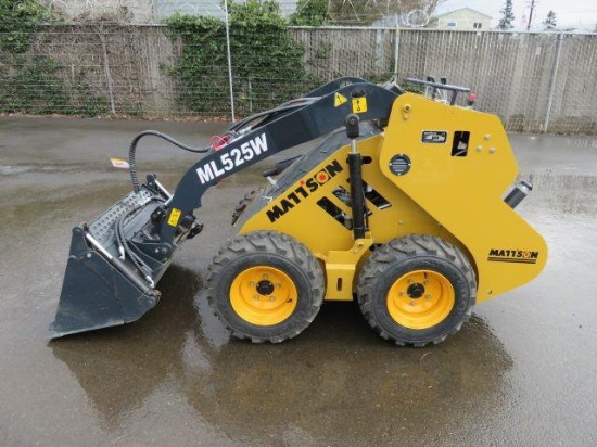 MATTSON ML525W MINI SKID STEER WHEEL LOADER
