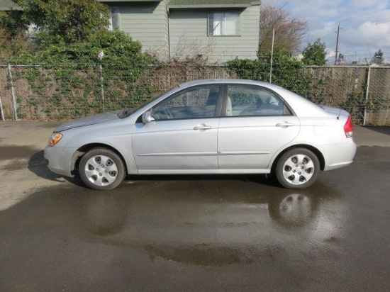 2009 KIA SPECTRA *BRANDED TITLE - TOTALED RECONSTRUCTED