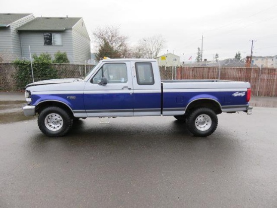 1995 FORD F150 XL EXTENDED CAB PICKUP