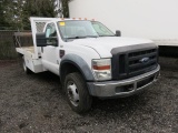 2008 FORD F450 FLATBED UTILITY TRUCK *TOWED IN - NON-RUNNING