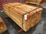 PALLET W/ CEDAR TONGUE & GROOVE 6' X 3'' X 3/4'' *APPROXIMATELY 350