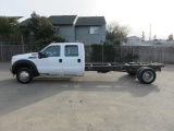 2011 FORD F550 CREW CAB & CHASSIS