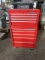 WESTWARD 5 DRAWER ROLL AROUND TOOL BOX & 4 DRAWER TOP BOX