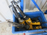 TOTE W/ (3) DEWALT DRYWALL SCREWDRIVERS