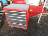 CRAFTSMAN 5 DRAWER ROLL AROUND TOOL BOX W/ SIDE SHELF