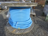 ROLL OF BLUE ELECTRICAL NONMETALIC FLEX TUBING