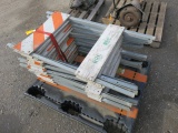 PALLET W/ (10) FOLDING BARRICADES