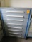 (8) DRAWER CABINET W/ ASSORTED PRESSURE GUAGES, QUICK CONNECT FITTINGS, HYD