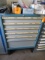 6 DRAWER CABINET W/ ASSORTED FUEL QUICK CONNECTORS, BLEED SCREWS, BANJO BOL