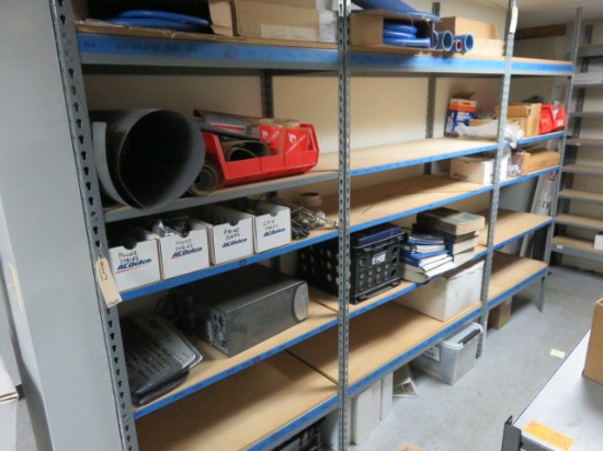 3 SECTIONS OF SHELVING