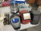 SPEEDGLAS 9002X WELDING HOOD & ASSORTED SAFETY GLASSES/SHIELDS