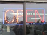 LIGHTED OPEN SIGN