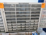 EATON/WEATHERHEAD HARDWARE BIN W/ ASSORTED FITTINGS