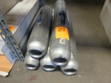 (5) ALLIED MFG BLUE STREAK EXHAUST MUFFLERS