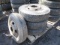 LOT OF 4 - 22.5 STEELS PILOT WHEELS AND TIRES