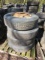 LOT OF 4 - 22.5 STEELS PILOT WHEELS AND TIRES