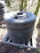 LOT OF 3 295/75R-22.5 BUD WHEELS AND TIRES