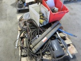 ASSORTED HARDWARE, BELTS, HOSE & LIGHTS