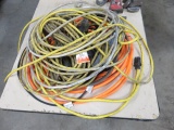 EXTENSION CORDS AND AIR HOSE