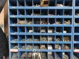 METAL HARDWARE BIN C/W CONTENTS