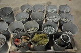 PALLET OF GALVANIZED BUCKETS HARDWARE