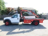 2005 FORD F550 XL SUPERDUTY 4X4 ARTICULATING KNUCKLE BOOM TRUCK