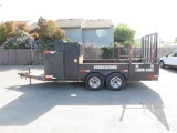 2003 BUZT TL 14000# FLATBED UTILITY TRAILER