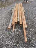 LOT OF ASSORTED SIZE & LENGTH HEW & EW TUBULAR PIPE