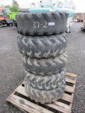 ASSORTED 10-16.5 SKID STEER TIRES & WHEELS