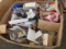 PALLET W/ASSORTED HARDWARE OF GLOVES, NUTS, BOLTS, COUPLERS, WIRE CONNECT