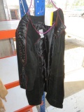 ROAMANS LEATHER COAT, SIZE 18W