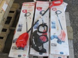 (6) HOMELITE 13'', 4 AMP, ELECTRIC STRING TRIMMER/EDGER