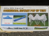 10' X 10' COMMERCIAL INSTANT POP UP TENT