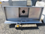 STEEL TEK 6' X 30'' STAINLESS STEEL RINSE SINK W/INSINKERATOR SS50 DISPOSAL
