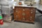 HERNEDON BUTLERS HUTCH WITH BRASS STYLE TRIM