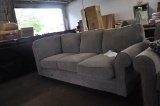 GRAY CLOTH SINGLE PIECE SOFA