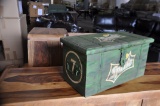 WOODEN AMMO BOX WITH SPRITE SODA DESIGN