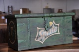 WOODEN AMMO BOX WITH SPRITE SODA DESIGN