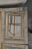 3 - DECORATIVE MIRRORS W/WOOD FRAMES TAN 17'' X 13''