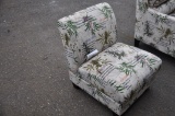 MARY JANES FURNITURE PADDED CHAIR WITH LIGHT BUD PRINT