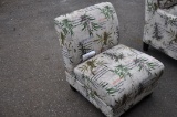 MARY JANES FURNITURE PADDED CHAIR WITH LIGHT BUD PRINT