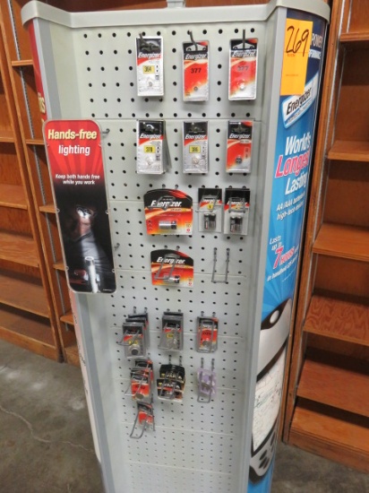 ENERGIZER DISPLAY W/ASSORTED BATTERIES