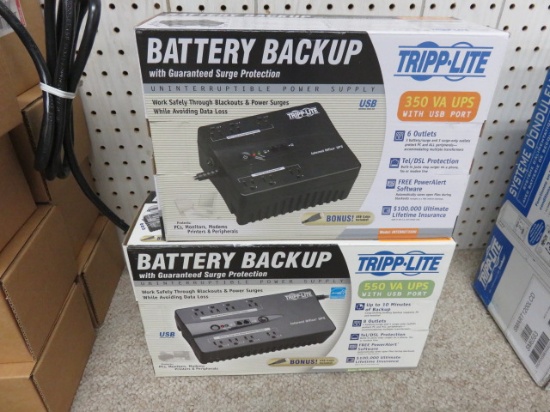 (2) TRIPP-LITE BATTERY BACKUP POWER SUPPLIES