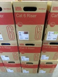 (3) 1000' CAT 6 RISER DATA CABLE