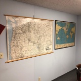 OREGON MAP AND WORLD MAP