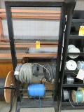 WIRE SPOOL RACK W/ASSORTED CABLE